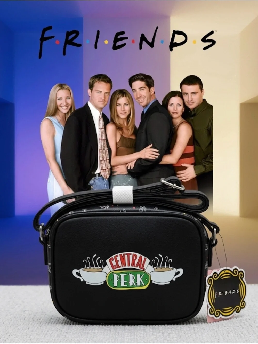 Danielle Nicole Black Central Perk Crossbody Bag - Picture 1 of 7